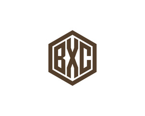 BXC logo design vector template. BXC
