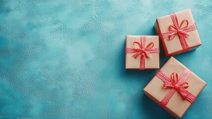 Fototapeta premium Gift box for holiday closeup view