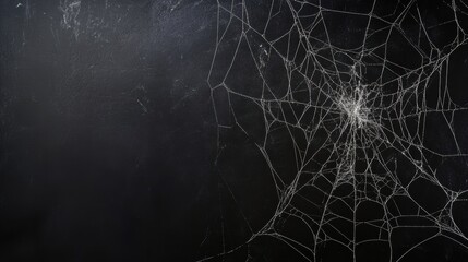 Spider web. Halloween decoration element.
