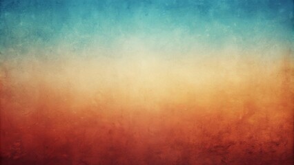 Obraz premium Abstract Textured Background with a Gradient of Blue, Yellow, and Red Hues