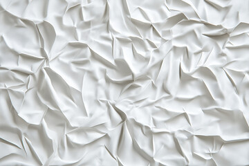 Obraz premium Seamless white crumpled white background