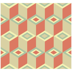 Fototapeta premium seamless pattern with cubes, seamless pattern with shapes
