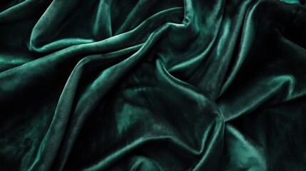 Obraz premium Emerald Green Velvet Fabric Texture