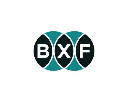 BXF logo design vector template. BXF
