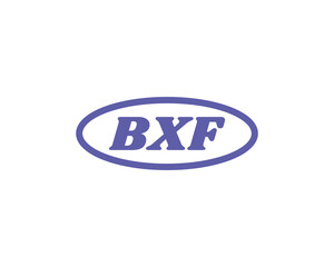 BXF logo design vector template. BXF