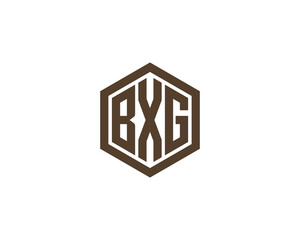 BXG Logo design vector template. BXG