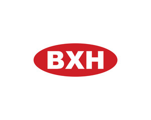 BXH logo design vector template. BXH