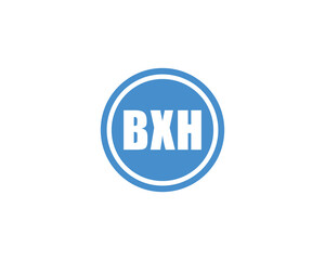 BXH logo design vector template. BXH