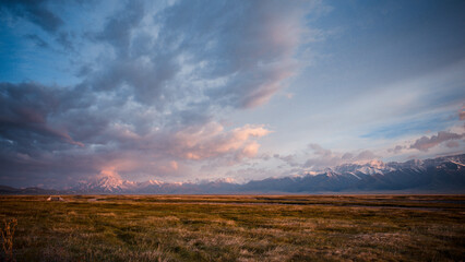 The scenery of Yili, Xinjiang, China in summer