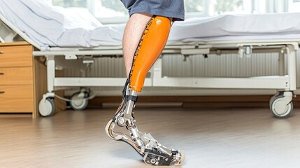 Innovative prosthetic leg enhancing mobility and independence for amputees