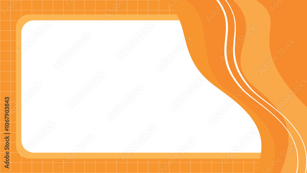 Poster abstract background playful retro fluid colorful wave pattern banner