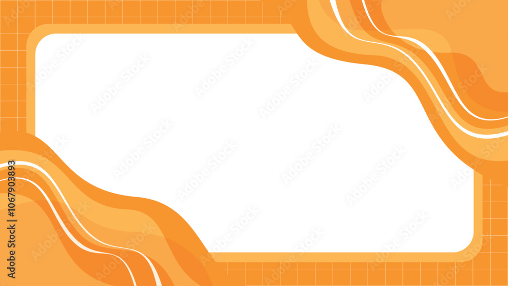 Poster abstract background playful retro fluid colorful wave pattern banner