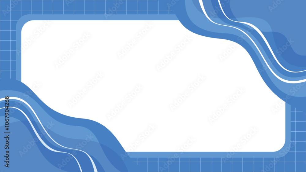 Poster abstract background playful retro fluid colorful wave pattern banner