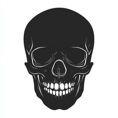Obraz premium Closeup view of skull. The decoration element for Halloween.