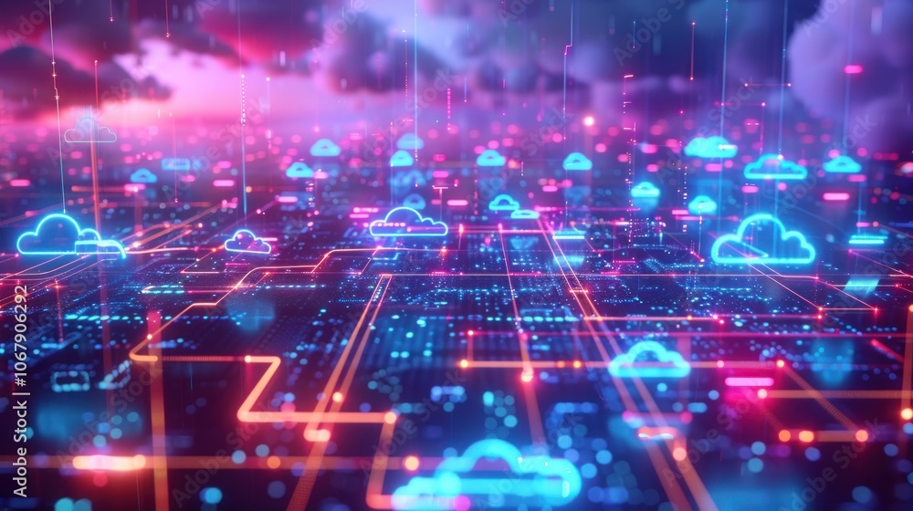 Aufkleber cloud computing network