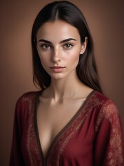 Naklejka premium portrait of a woman