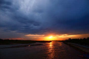 The scenery of Yili, Xinjiang, China in summer