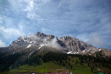 The scenery of Yili, Xinjiang, China in summer