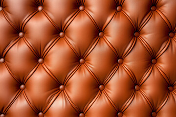 Fototapeta premium Close-Up of Textured Leather Upholstery Quality