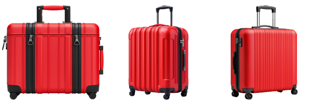 Stylish Red Luggage Durable and Functional Travel Companion for Every Journey