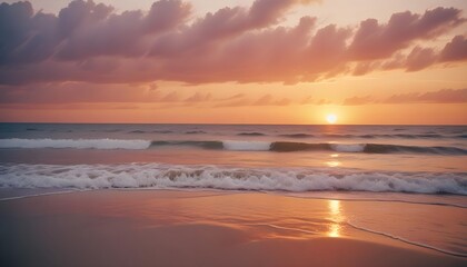 Fototapeta premium beach, dusk, sun, afternoon, sunrise, background