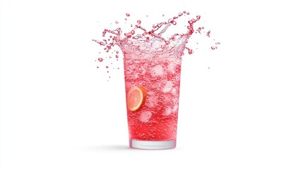 Experience the refreshing burst of an energetic sports drink