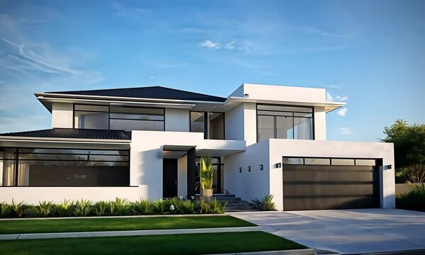 Elegant Home with Landscaped Greenery