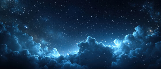 Night Sky Full of Stars. Beautiful Starry Background