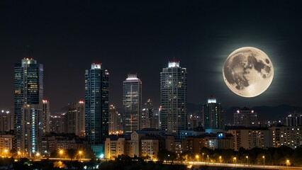 Fototapeta premium city at night