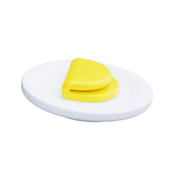 Omelette 3d Render Icons