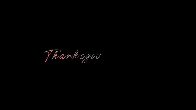 Happy Thanksgiving template with Pumpkins and mapple