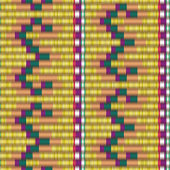 A seamless traditional ethnic design folk art with abstract . Ideal for textiles scarves wrapping paper and décor. it showcases traditional handmade weaving techniques in vector illustration.