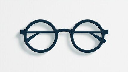 Fototapeta premium Stylish Retro Round Frame Sunglasses for Modern Vibes