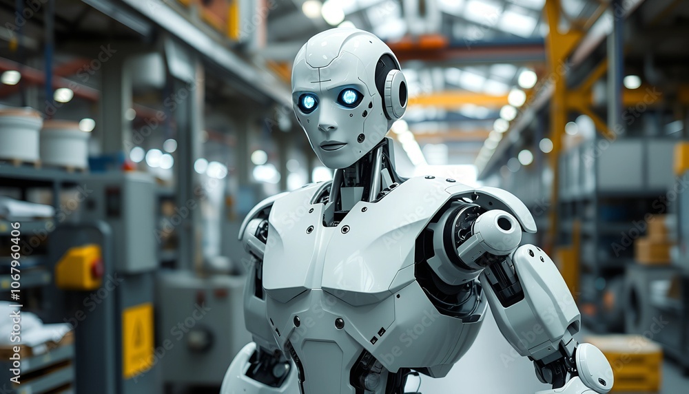 Poster human-machine synergy: the future of factory automation with humanoid robots