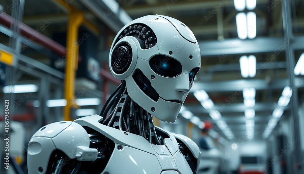 Poster human-machine synergy: the future of factory automation with humanoid robots