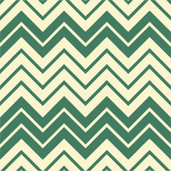 A chevron seamless pattern with a green & yellow stripe