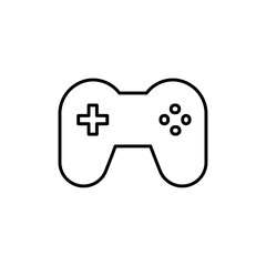 Gamepad icon Outline vector for web ui