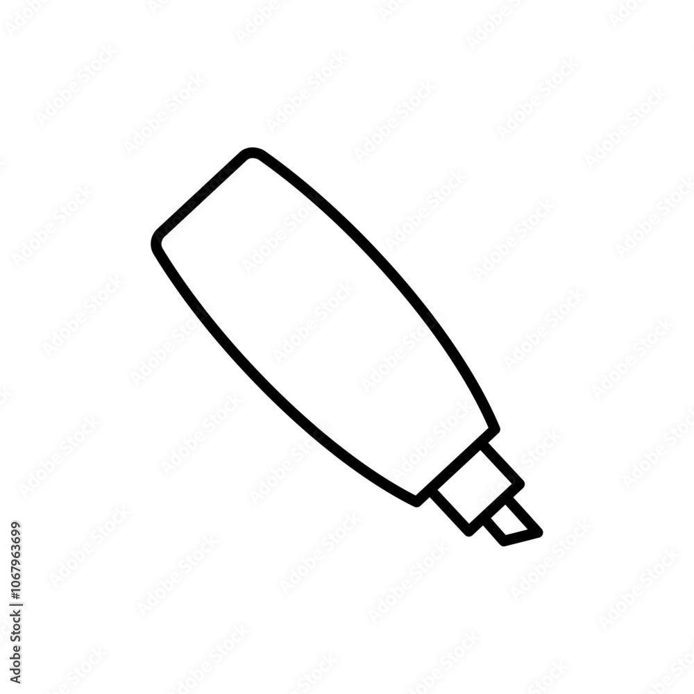 Poster Highlighter icon Outline vector for web ui