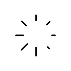 Loading icon Outline vector for web ui