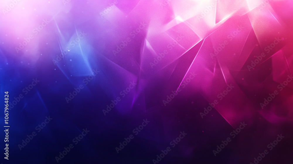 Poster abstract geometric background with vibrant colors and sharp angles in a digital artwork
