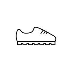 Shoe icon Outline vector for web ui