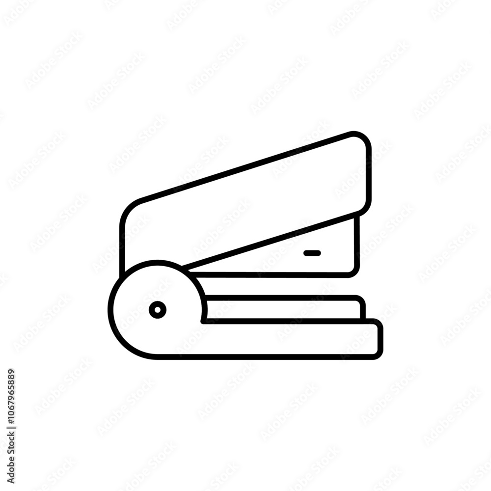 Poster Stapler icon Outline vector for web ui
