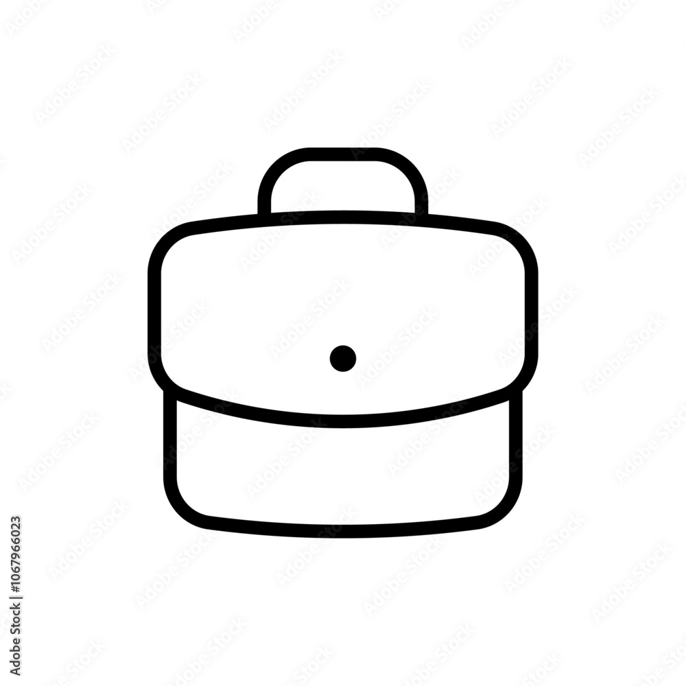 Leinwandbilder suitcase icon outline vector for web ui