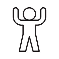 Success icon Outline vector for web ui