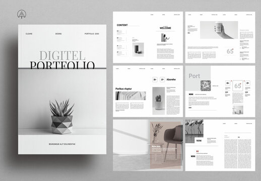 Portfolio Magazine Template