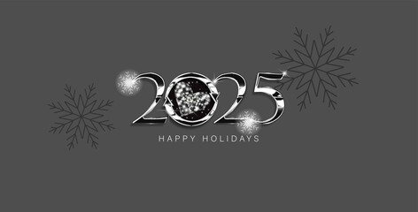 A stunning design for Christmas and New Year 2025