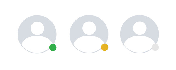 set of profile icons