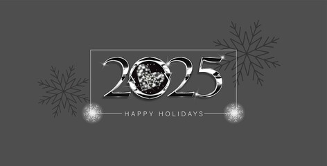 A stunning design for Christmas and New Year 2025