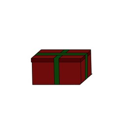 red gift box background wallpaper 