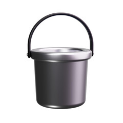 bucket 3d Render Icons